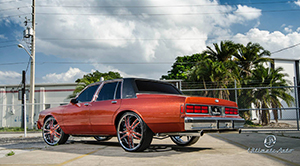 Chevrolet Caprice with Status Wheels S820 Fang